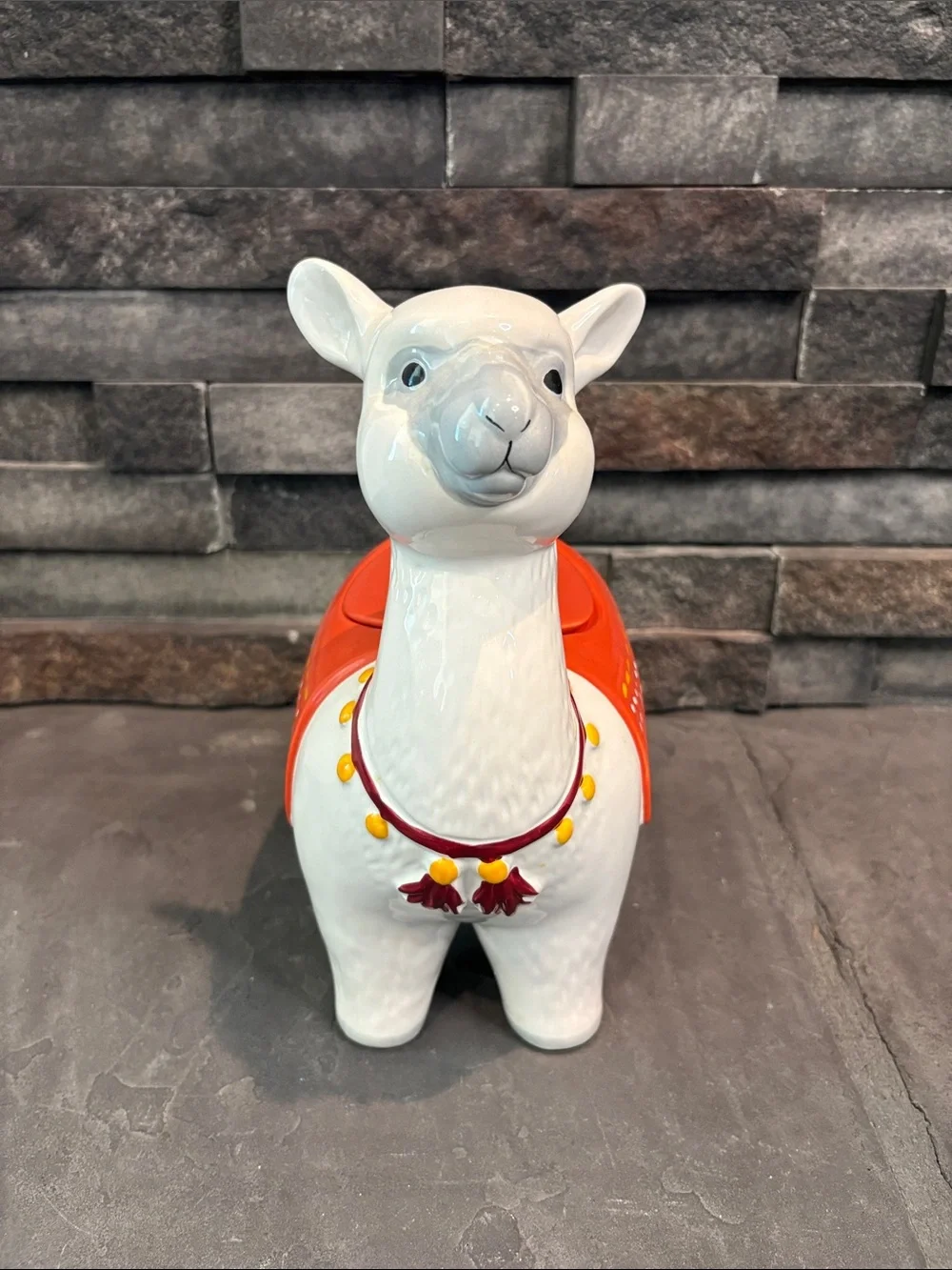 Llama Ceramic Cookie Jar